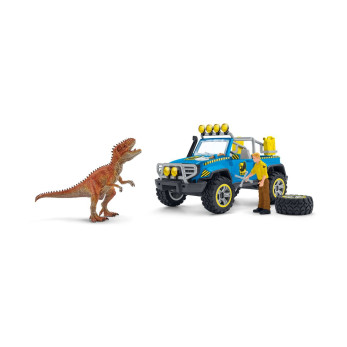 Набор Schleich Внедорожник с Дино-форпостом