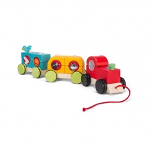 Каталка на веревочке Le Toy Van Лесной экспресс