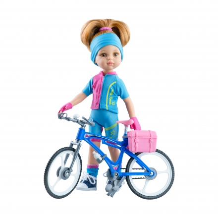 Кукла Paola Reina Даша велосипедистка, 32 см