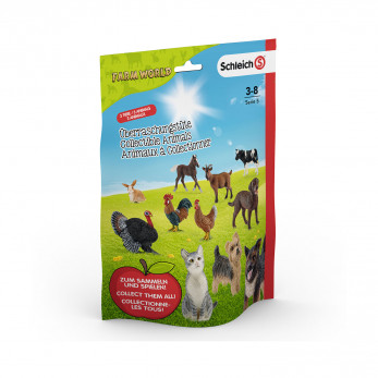 Пакетик-сюрприз с 3 фигурками Schleich Farm World