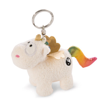 Мягкая игрушка Nici Единорог Радуга Ян, брелок, 10 см