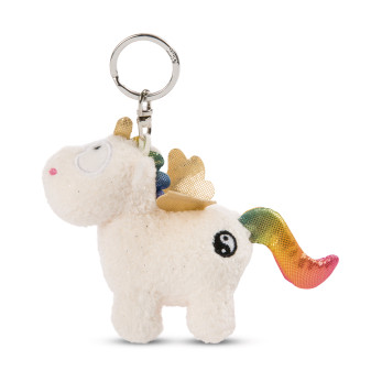 Мягкая игрушка Nici Единорог Радуга Ян, брелок, 10 см
