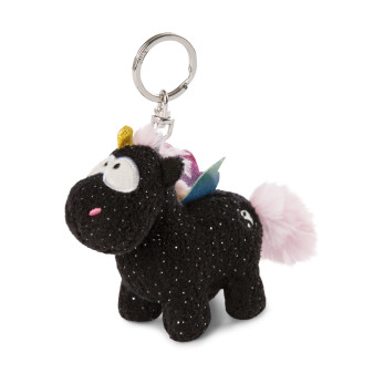 Мягкая игрушка Nici Единорог Радуга Инь, брелок, 10 см