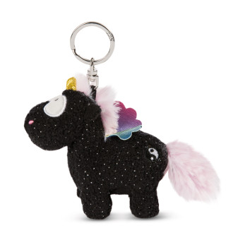 Мягкая игрушка Nici Единорог Радуга Инь, брелок, 10 см