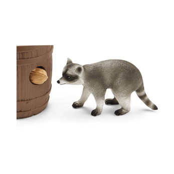 Набор Schleich Охота за орехами. Еноты и скунс