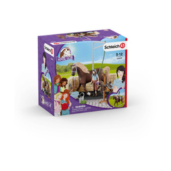 Набор Schleich Мойка для лошадей с Эмили и Луной