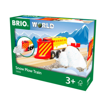 Снегоуборочный поезд Brio с грузом