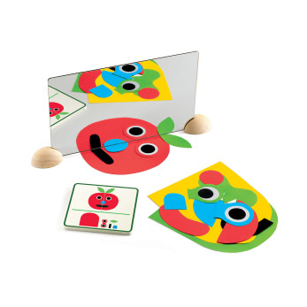 Настольная игра-конструктор Djeco Найди отражение. Лица
