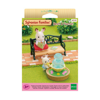 Набор Sylvanian «Фонтан и скамейка»