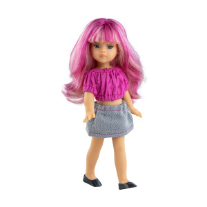 Кукла Сорайа в розовом топе, 21 см