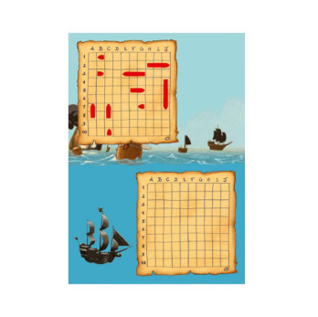 Мини-игра Djeco Морской бой