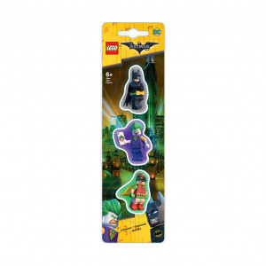 Набор ластиков Lego Batman, Robin, The Joker