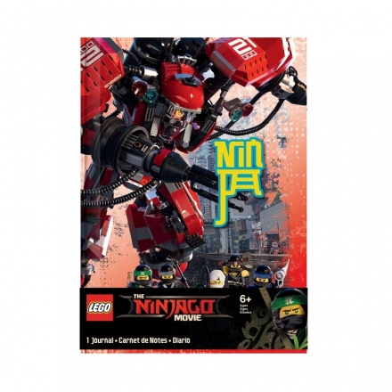 Блокнот Lego Ninjago Movie, 96 листов с резинкой