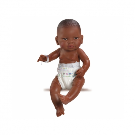 Кукла Бэби в памперсе, мулат, 45 см
