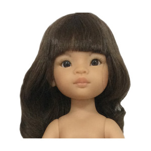 Кукла без одежды Мали с карими глазами, 32 см
