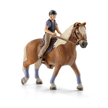 Набор Schleich Наездница с белогривой лошадью
