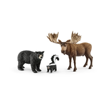 Набор Schleich Жители лесов Северной Америки