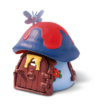 Фигурка Schleich Домик Смурфика, синий