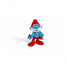 Фигурка Schleich Папа Смурф с сумкой