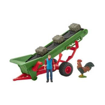 Набор Schleich Фермер с конвейером для сена