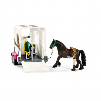 Набор Schleich Пикап с прицепом для лошади